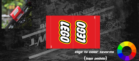 ETIQUETA LEGO ROJO